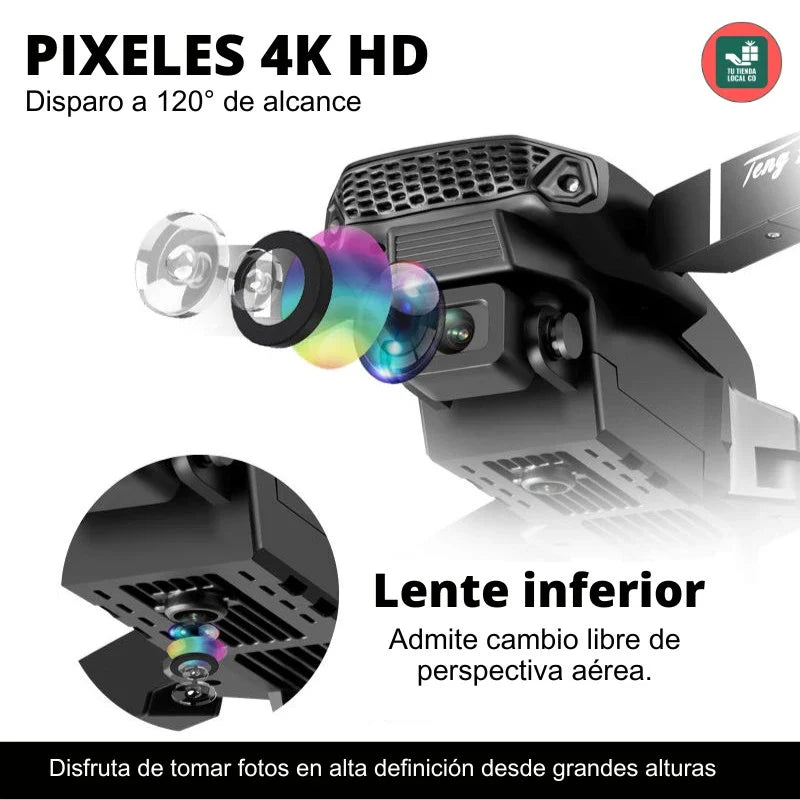 NUEVO DRONE W8 PRO MAX 2026 DOBLE CÁMARA 4K LAS MEJORES ACROBACIAS FOTOS Y VIDEOS DESDE EL CIELO