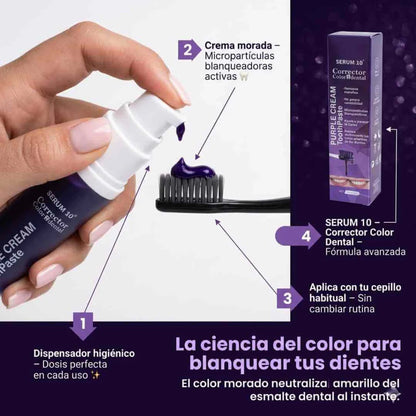 YASENSHI™ Blanqueador Dental 🦷 Neutraliza el Amarillo y Recupera el Brillo Natural de tu Sonrisa