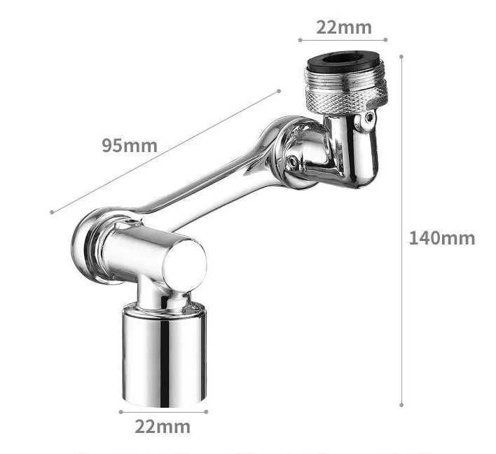 Grifo Extensor Giratorio 1080° Antisalpicaduras