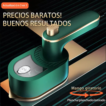 Plancha a vapor, cero arrugas en segundos