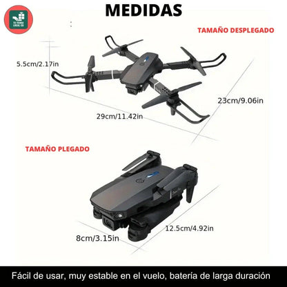NUEVO DRONE W8 PRO MAX 2026 DOBLE CÁMARA 4K LAS MEJORES ACROBACIAS FOTOS Y VIDEOS DESDE EL CIELO