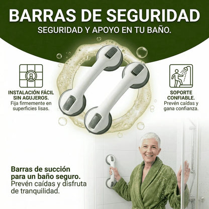 BARRA DE SEGURIDAD ANTIDESLIZANTE PARA EL BAÑO