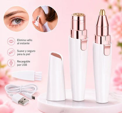 BeautyTrim Pro™ | Depiladora Facial y de Cejas 2 en 1