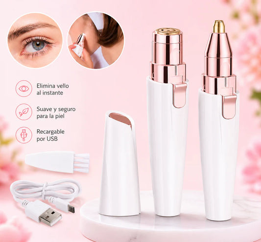 BeautyTrim Pro™ | Depiladora Facial y de Cejas 2 en 1