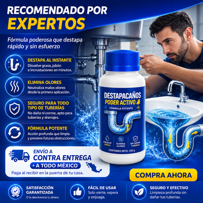 DRENOX® Destapacañerías – Eliminá obstrucciones en Minutos 🚨2x1 SOLO HOY🚨