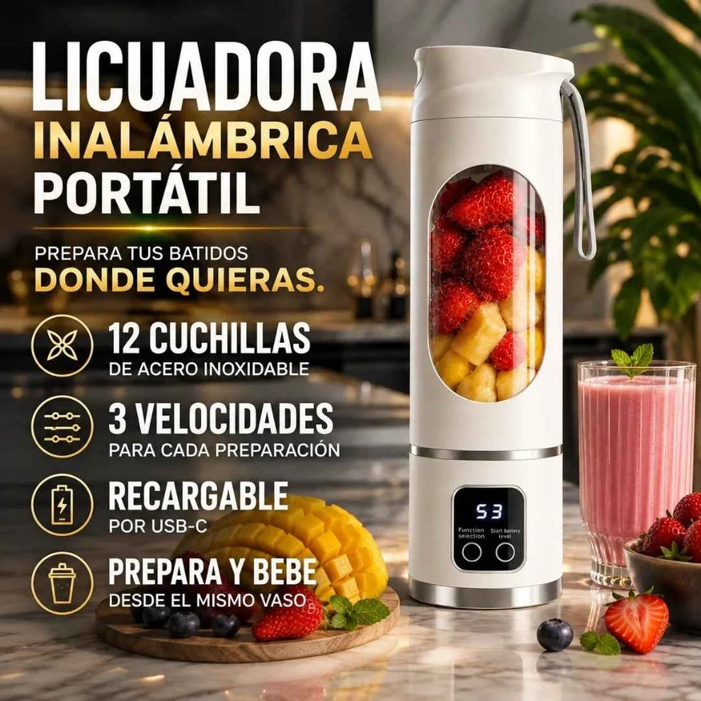 Mixa™ Licuadora Portatil Recargable Inalambrica