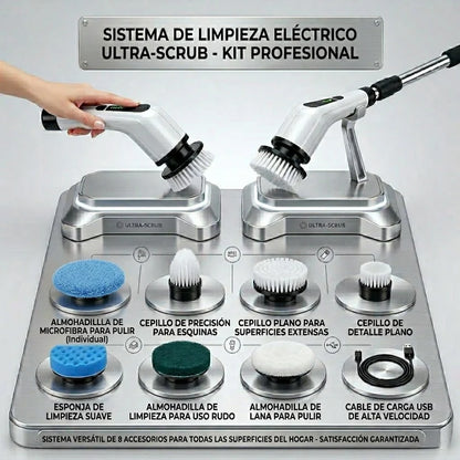 Cepillo Electrico 9 en 1 - Limpieza total sin esfuerzo