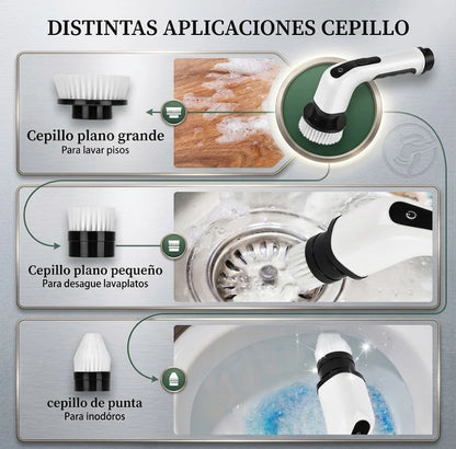Cepillo Electrico 9 en 1 - Limpieza total sin esfuerzo