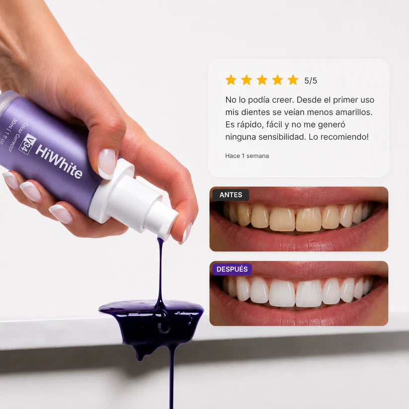 YASENSHI™ Blanqueador Dental 🦷 Neutraliza el Amarillo y Recupera el Brillo Natural de tu Sonrisa